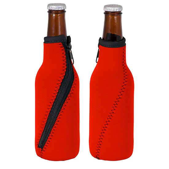 Neoprene Beer Bottle Ziper Cooler