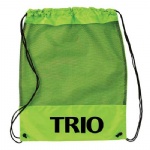 210D polyester drawstring bag with mesh