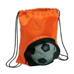 polyester drawstring bag with mesh pouch