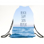 beach drawstring bags