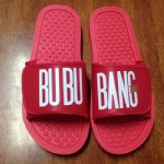 beach slipper PU slide slipper